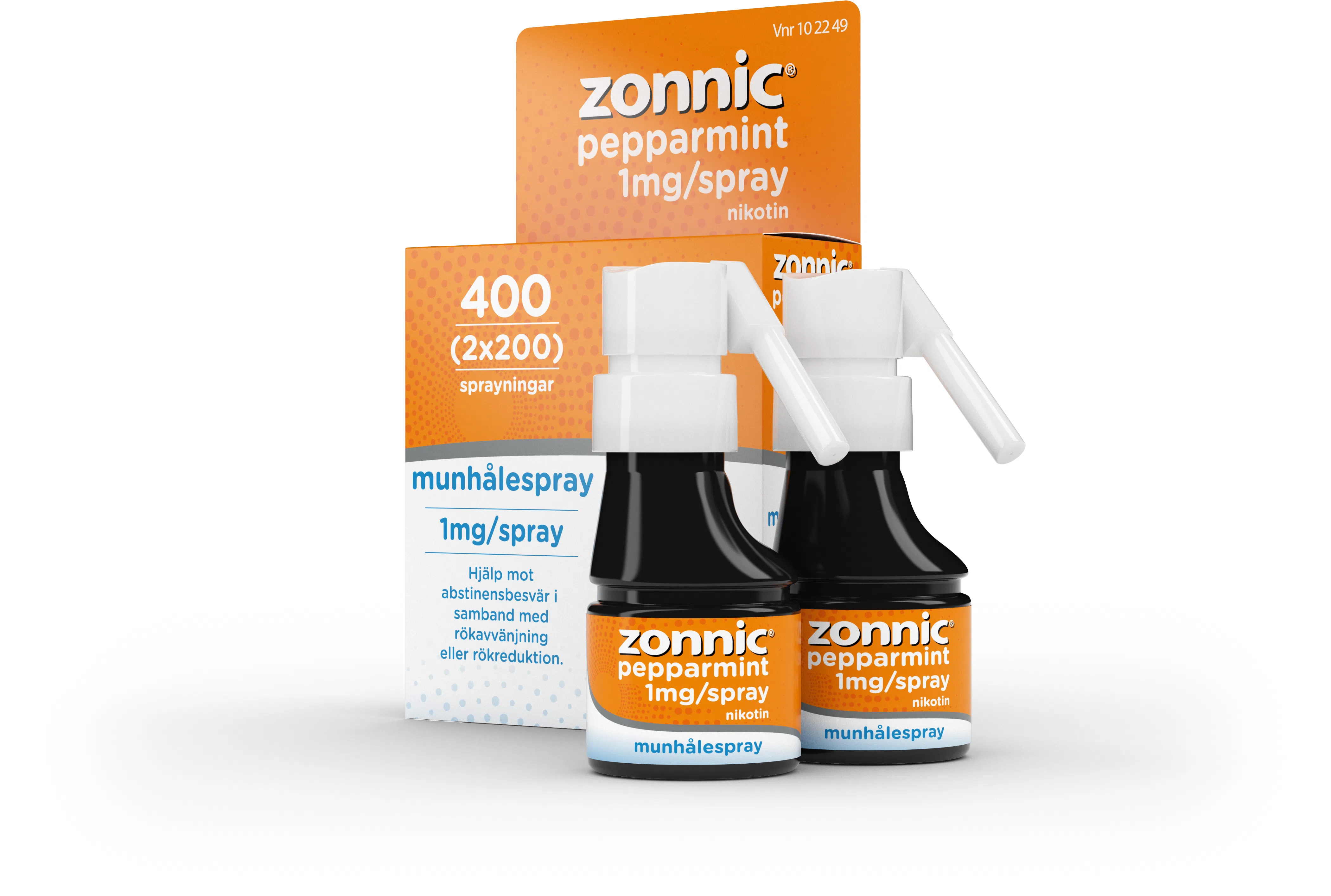 Zonnic Pepparmint, munhålespray 1 mg/spray, 400 dos(er)